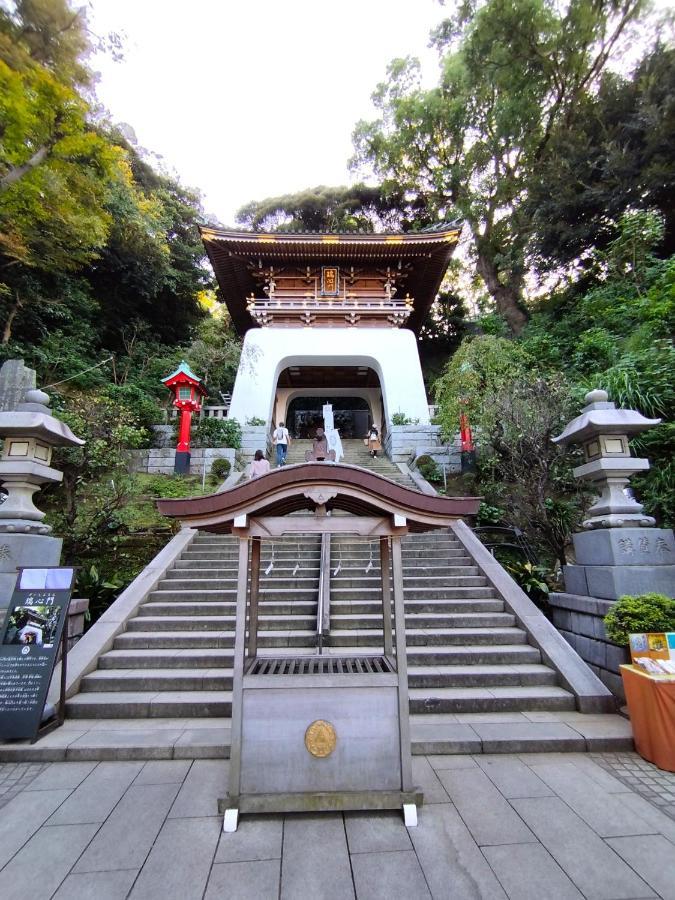 江の島の頂上から海を眺める一棟ヴィラ 一組限定貸切 The Enoshima Villa Ao Фудзисава Экстерьер фото